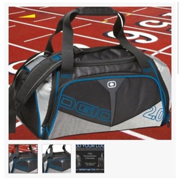 OGIO ENDURANCE 2.0 Duffel Bag Travel Sports Crossbody Strap Top Zipper - Picture 3 of 12